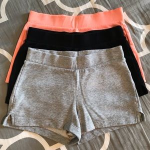 Girls Shorts Coral, Gray, Black All Size L (10-12)